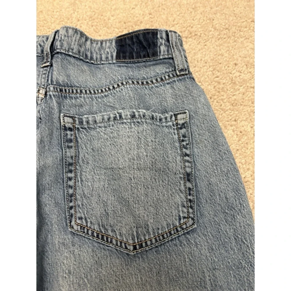 Women's Hollister Light Wash Ultra High Rise Baggy Jeans Blue Size 26R